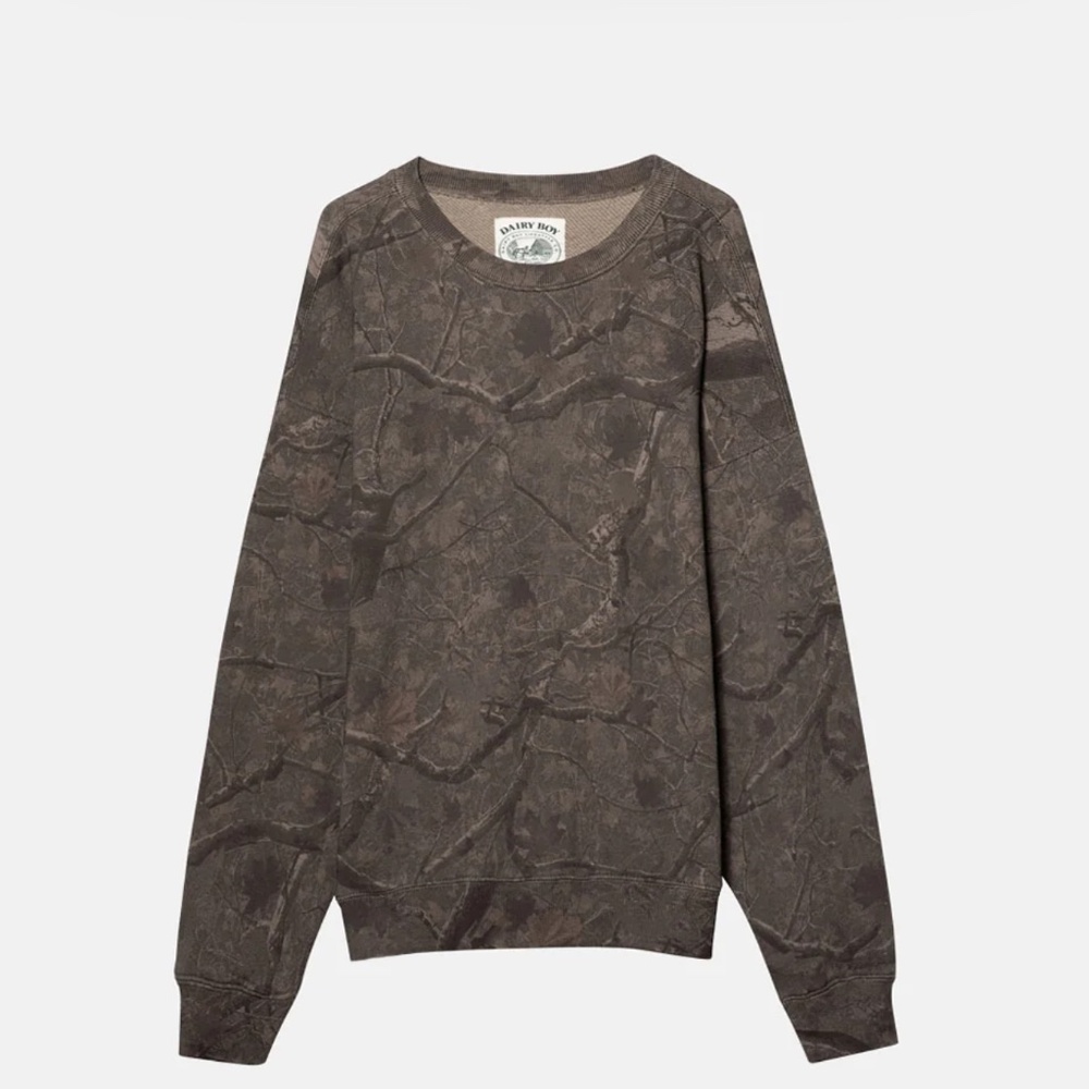 River Camo Crewneck - No Logo